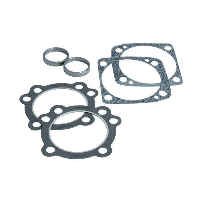 S&S, cylinder head/base & exhaust gasket kit. 3-1/2" — 84-99 Evo Big Twin with standard 3.5" bore cylinders (NU)