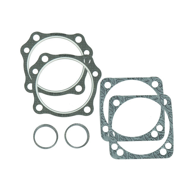 S&S, cylinder head/base & exhaust gasket kit. 4-1/8" bore — 99-17 Twin Cam with 4-1/8" bore cylinders (with S&S bolt pattern)