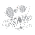 Retaining ring, clutch bearing — 00-17 Softail; 04-17 Dyna; 00-16 FLT/Touring (NU)