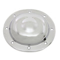 Steel dimple derby cover chrome