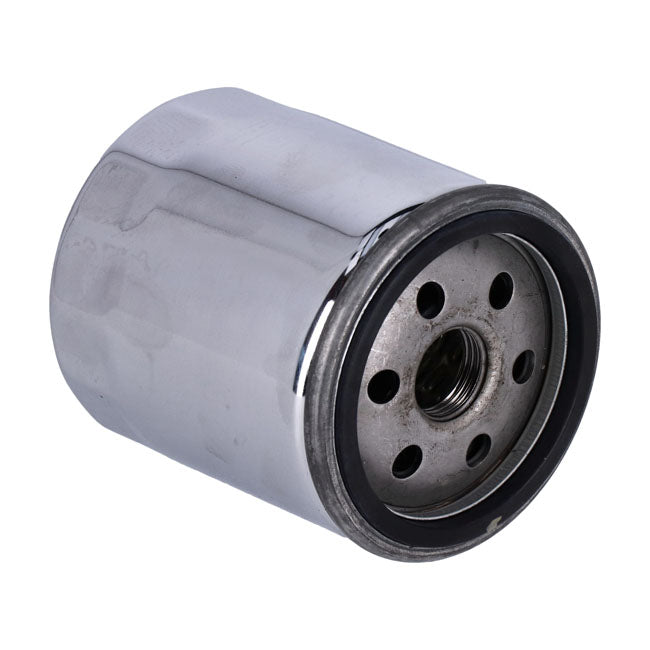 Athena, spin-on oil filter. Chrome — 1999 Softail; 99-17 Twin Cam (NU)
