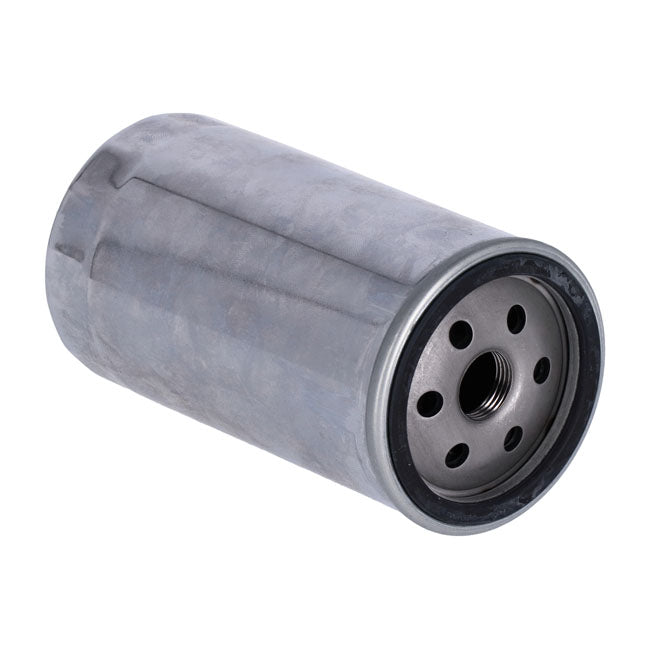 Athena, spin-on oil filter. Chrome — 91-98 Dyna (NU)