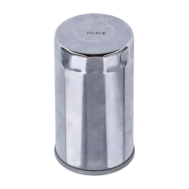 Athena, spin-on oil filter. Chrome — 91-98 Dyna (NU)