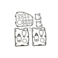 Athena, cam gear change gasket & seal kit