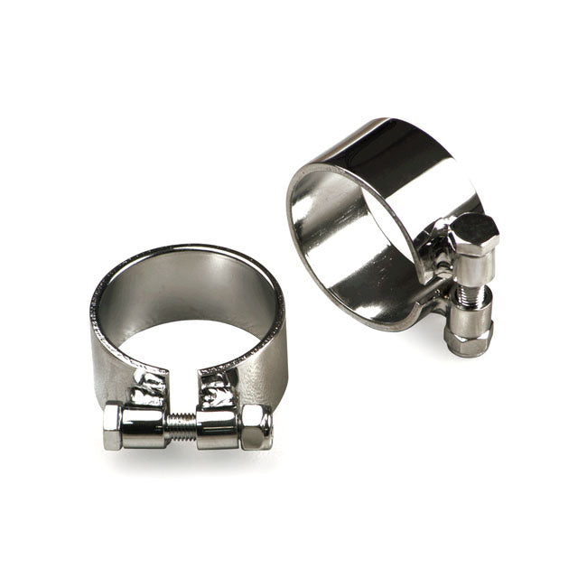XL Sportster heavy duty extra wide header clamps. Chrome