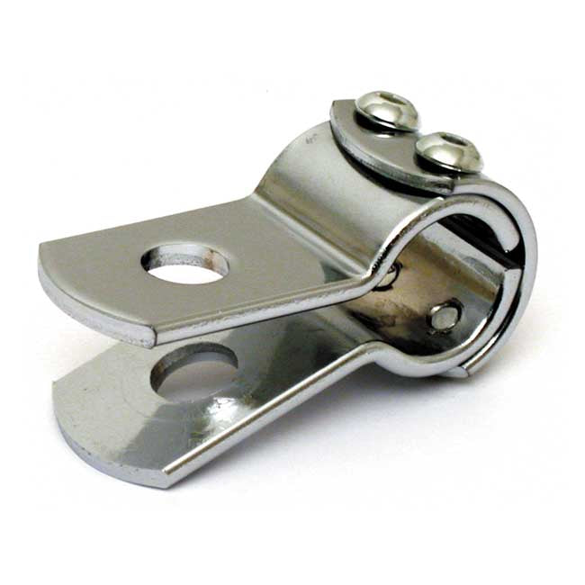 3-piece clamp 7/8" (22mm). Chrome steel