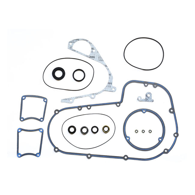 Athena, primary cover gasket & seal kit. Inner/outer — 80-93 FLT/Touring; FXR (NU)