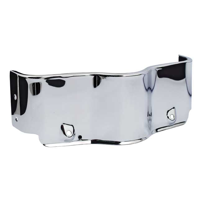 Lower outer batwing fairing trim skirt. Chrome — 96-13 FLT/Touring with Batwing fairing (NU)
