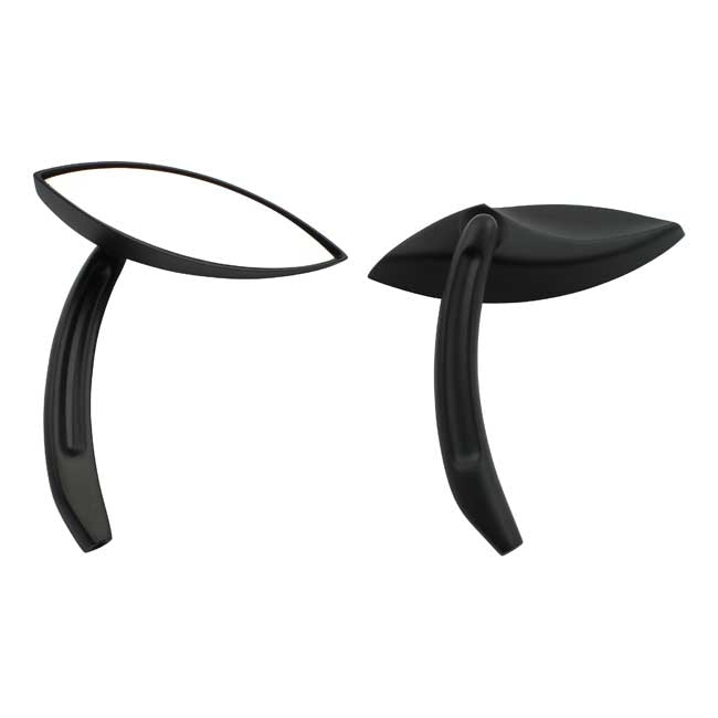 Snake eye mirror set. Black