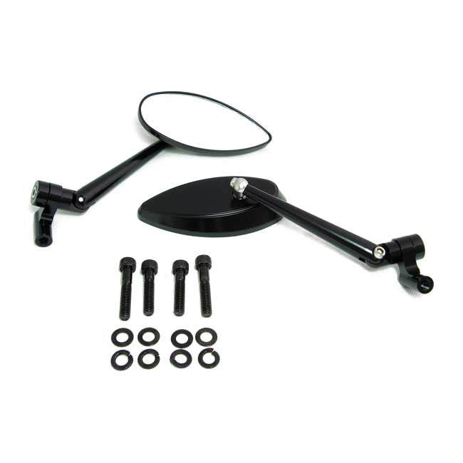 Deepcut mirror set — ADAPTER MAY BE REQUIRED: 544043 (HON/SUZ/KAW) OR 544044 / 508896 FOR YAMAHA