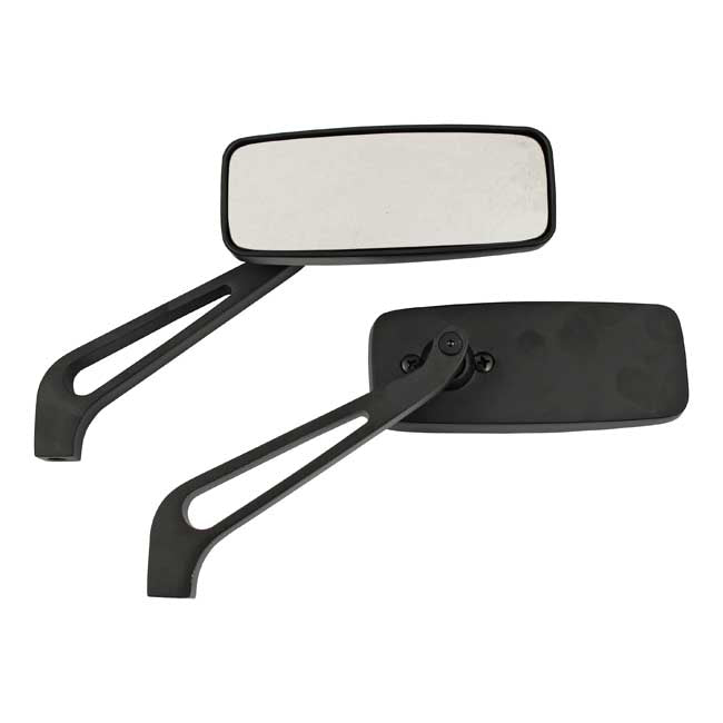 Street-rage mirror set, black