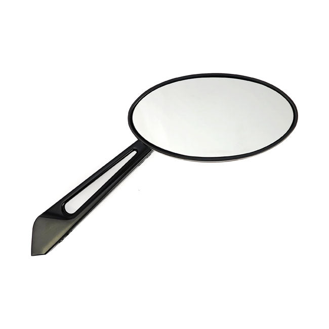 LED cateye turn signal mirror set. Black, amber front lens