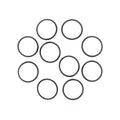 Athena, manifold intake seals — 84-17 Big Twin (Excl. M8); 86-22 XL Sportster; 08-12 XR1200 (NU)