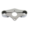 Handlebar center part, for late style risers — Bikes with positive offset early OEM style reproduction Springer forks
