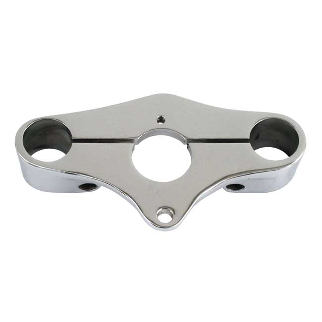 Handlebar center part, for late style risers — Bikes with positive offset early OEM style reproduction Springer forks
