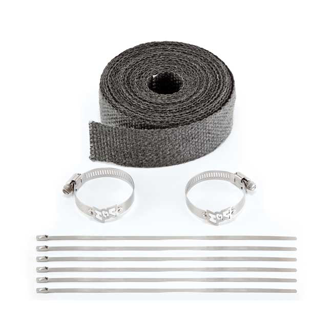 Vance & Hines, Exhaust header wrap kit. black