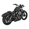 Vance & Hines, 2-1/2" shortshots staggered exh. black — 04-13 XL Sportster (NU)