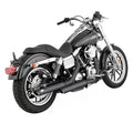 Vance & Hines, 3" twin slash slip-on mufflers. black