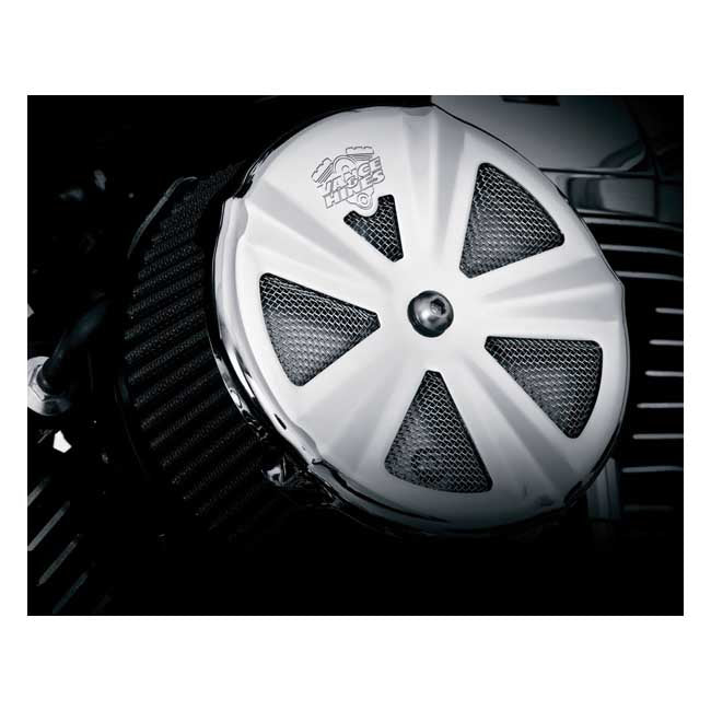 Vance & Hines, VO2 skull aircleaner cover crown — ALL H-D WITH CENTER MOUNT BOLT TYPE AIRCLEANER COVER