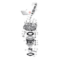 Lower valve spring collar set. steel. std — 48-65 Panhead; 66-79 Shovelhead (NU)