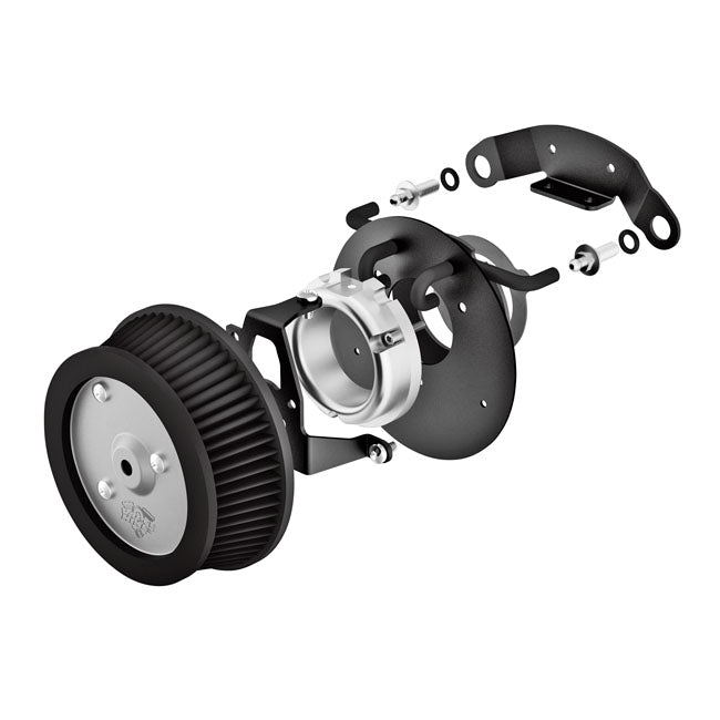 Vance & Hines, VO2 naked air cleaner kit — 16-17 Softail; 2017 FXDLS; 08-16 FLT/Touring; Trikes (NU). (e-throttle). (excl. CVO models)