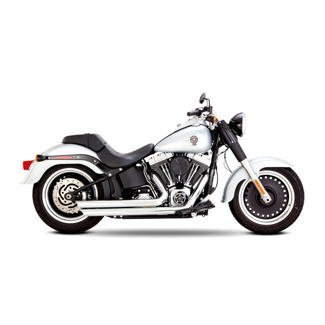 Vance & Hines, 2 1/2" big shots staggered — 86-17 Softail (Excl. FXSB) (NU)