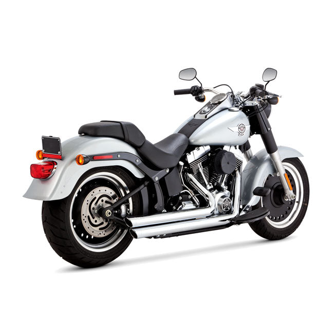 Vance & Hines, 2 1/2" big shots staggered — 86-17 Softail (Excl. FXSB) (NU)