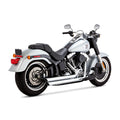 Vance & Hines, 2 1/2" big shots staggered — 86-17 Softail (Excl. FXSB) (NU)