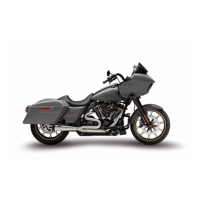 Zard, 2-1 stainless steel M8 Touring exhaust system. Raw