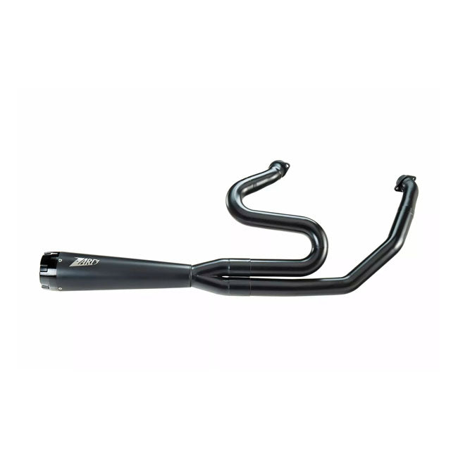 Zard, 2-1 stainless M8 Touring exhaust system. Black
