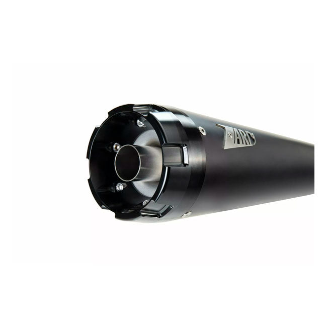 Zard, 2-1 stainless M8 Touring exhaust system. Black