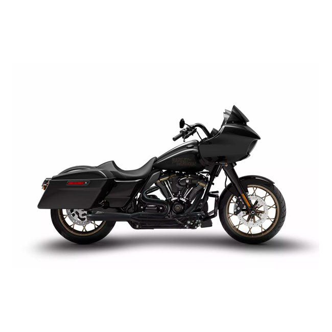 Zard, 2-1 stainless M8 Touring exhaust system. Black
