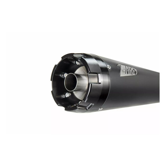 Zard, M8 Softail 2-1 Short Cone exhaust system. Black