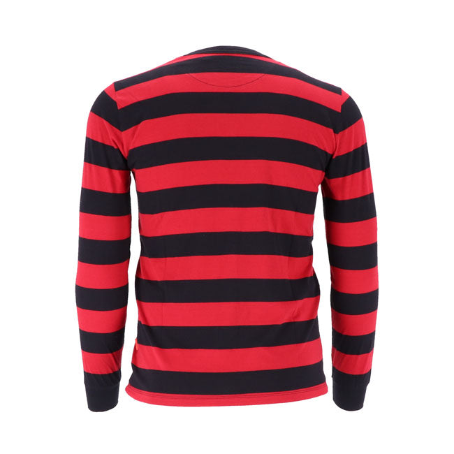 13 1/2 Behind Bars long sleeve red/black