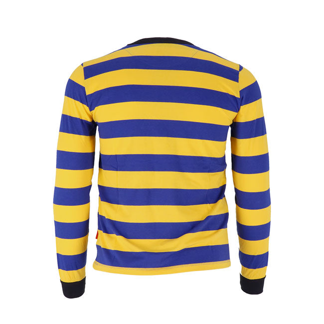 13 1/2 Behind Bars long sleeve yellow/blue