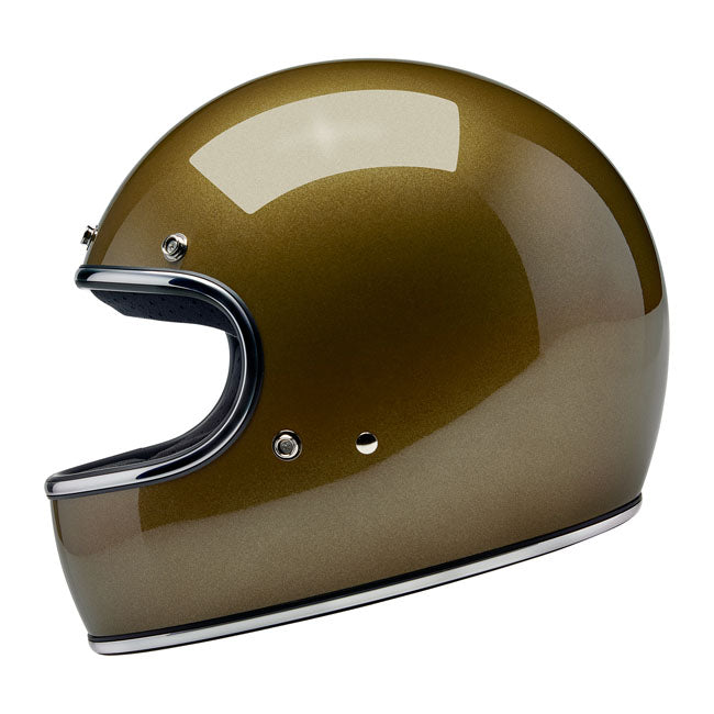 Biltwell Gringo helmet ugly gold metallic