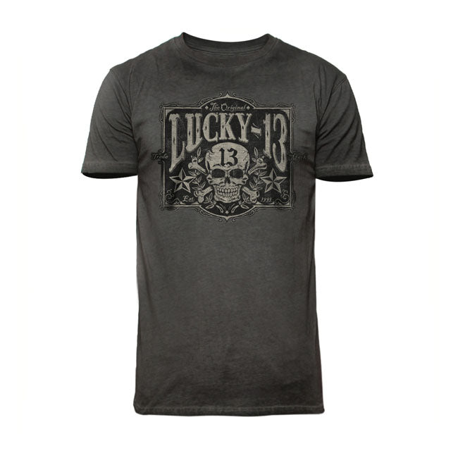 Lucky 13 Tombstone t-shirt vintage black