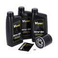 MCS, engine oil service kit. 20W50 Mineral — 84-98 Softail; 87-94 FXR model; 86-22 XL Sportster (NU)