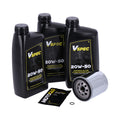 MCS, engine oil service kit. 20W50 Synthetic — 99-17 Softail; 99-17 Dyna (NU)