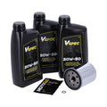 MCS, engine oil service kit. 20W50 Synthetic — 84-99 Softail; 87-94 FXR model; 86-20 XL Sportster (NU)