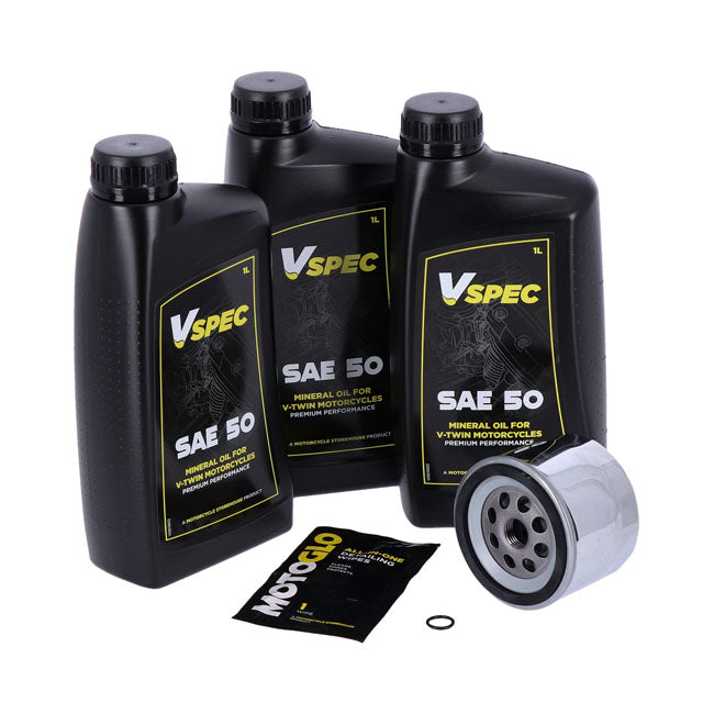 MCS, engine oil service kit. SAE 50 — 80-E84 XL Sportster (NU)