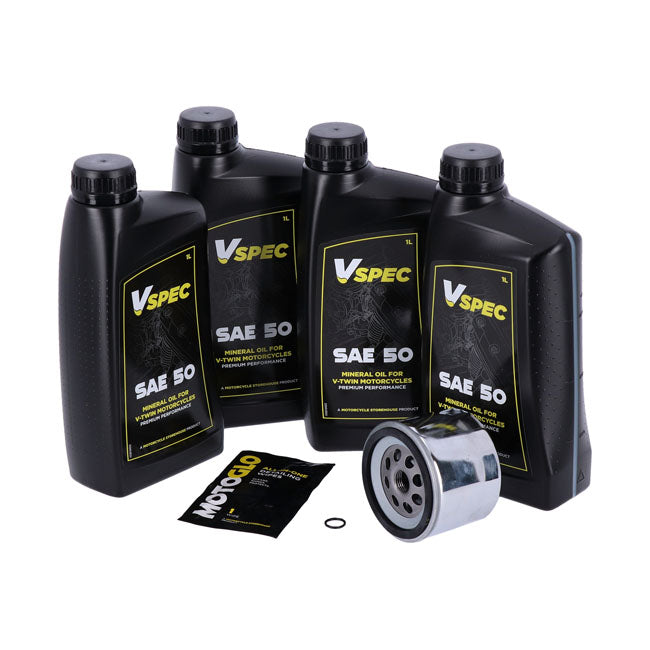 MCS, engine oil service kit. SAE 50 — L82-84 FL Shovel; L82-84 FX Shovel (NU)
