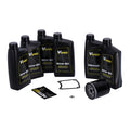 MCS, ''Big Oil'' service kit. Mineral. Black filter — 86-98 FLT/Touring (NU)