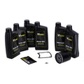 MCS, ''Big Oil'' service kit. Mineral. Black filter — 99-06 FLT/Touring (NU)