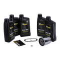 MCS, ''Big Oil'' service kit. Full synthetic. Chrome filter — 99-06 Softail; 99-05 Dyna (NU)