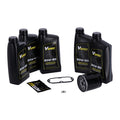 MCS, ''Big Oil'' service kit. Full synthetic. Black filter — 84-98 Evo Softail (NU)