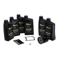 MCS, ''Big Oil'' service kit. Full synthetic. Black filter — 86-98 FLT/Touring (NU)