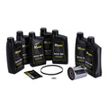 MCS, ''Big Oil'' service kit. Full synthetic. Chrome filter — 17-26 FLT/Touring; 17-26 Trikes