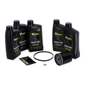 MCS, ''Big Oil'' service kit. Full synthetic. Black filter — 07-17 Softail; 06-17 Dyna (NU)