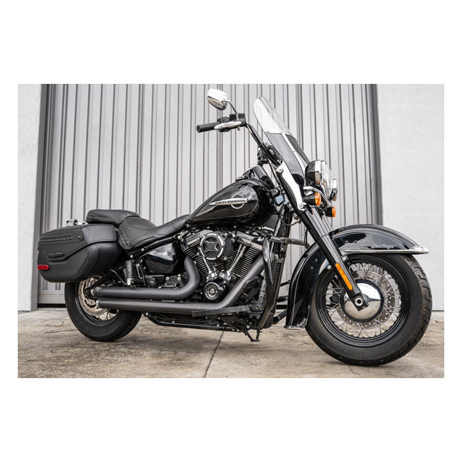 Burly, MX rider floorboards. Black — Rider location: 18-26 Softail